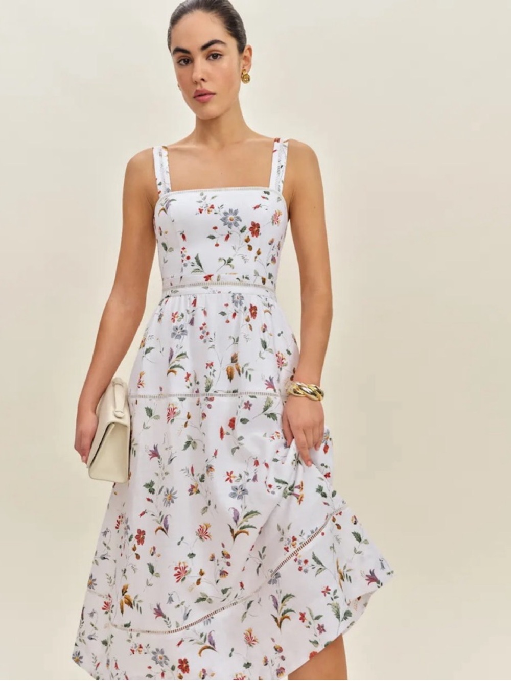 Reformation Everett Linen Dress